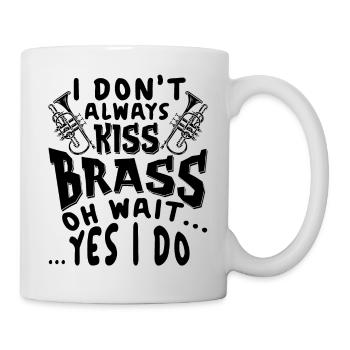 Trumpeter Trumpet Instrument Brass Music - Mug - white - Right