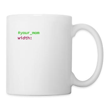 Web und CSS Programmierer Developer Coding Code - Tasse - Weiß - Rechts