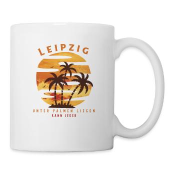 Leipzig Holiday Travel Souvenir Palms - Mug - white - Right