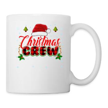 Family Matching Christmas Design - Christmas Crew - Mug - white - Right