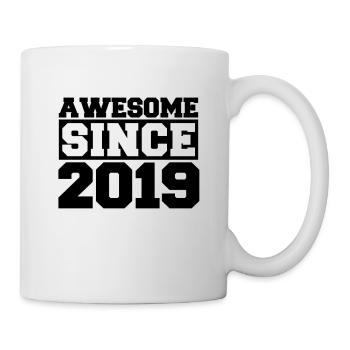Awesome since 2019 - Mug - white - Right