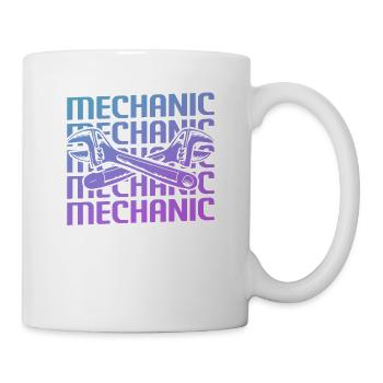 Retro Vintage Classic Mechanic Mechanical - Mug - white - Right