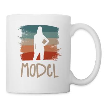 Rétro Vintage Classic Model Modélisation - Mug blanc - blanc - Droite