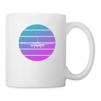 Retro Vintage Classic Pilot Aviation - Mug - white - Right