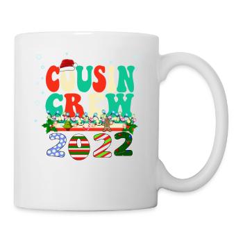 Cousin Crew 2022 Famiy Matching Christmas Pajama - Mug - white - Right