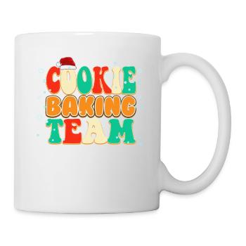 Classic Vintage Family Pajama Cookie Baking - Mug - white - Right