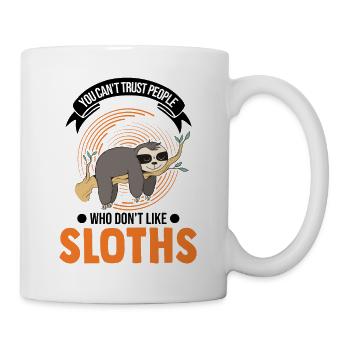Sloth lover - Mug - white - Right