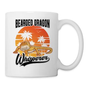 Bearded Dragon Whisperer Bearded Dragon Pogona - Mug blanc - blanc - Droite