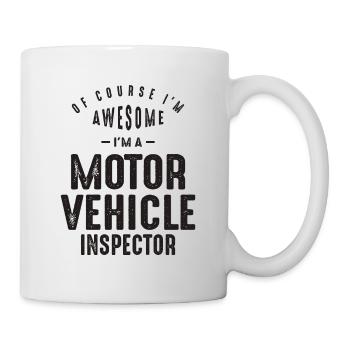 Großartig, ich bin ein Kfz-Inspektor - Tasse - Weiß - Rechts