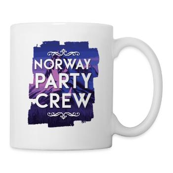 Équipage de la fête en Norvège - Mug blanc - blanc - Droite