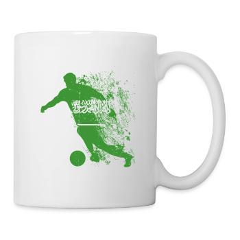 Nationalmannschaft Saudi Arabien Fußball Weltmeist - Tasse - Weiß - Rechts