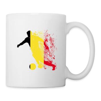 National team Belgium Football World Cup - Mug - white - Right