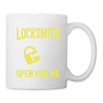 Locksmith Lock Picking Employee Locksmith - Mug - white - Right