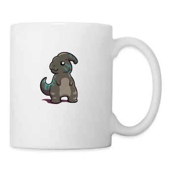 Parasaurolophus de dessin animé - Mug blanc - blanc - Droite