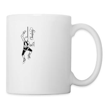 I love climbing - mountaineers - Mug - white - Right