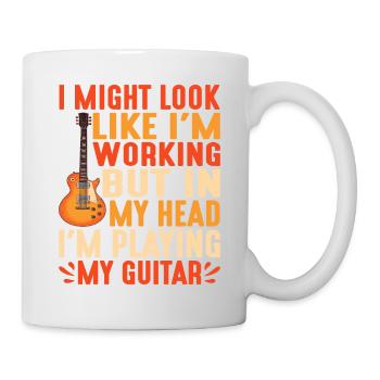 But In My Head I'm Playing My Guitar 2 - Mug - white - Right