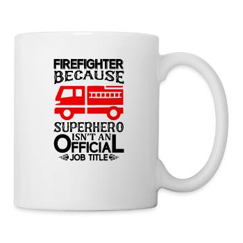 Pompiers Pompier pompier Extincteur - Mug blanc - blanc - Droite