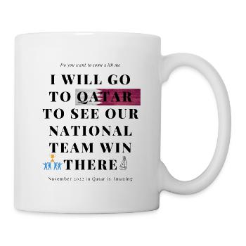 Go to Qatar - Mug - white - Right