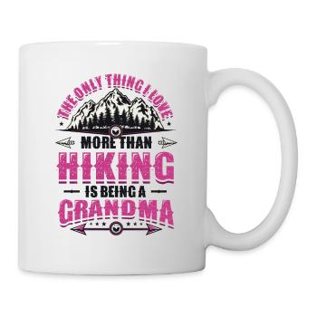 Grand-père errant dans la montagne. - Mug blanc - blanc - Droite