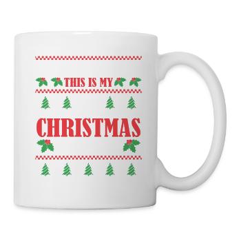 À cause de l’inflation, c’est mon affreux - Mug blanc - blanc - Droite