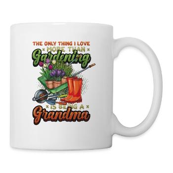 Amoureux du jardin, femmes, jardinage, grand-mère. - Mug blanc - blanc - Droite