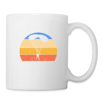 Les amis ne laissent pas les amis seuls Parachute - Mug blanc - blanc - Droite