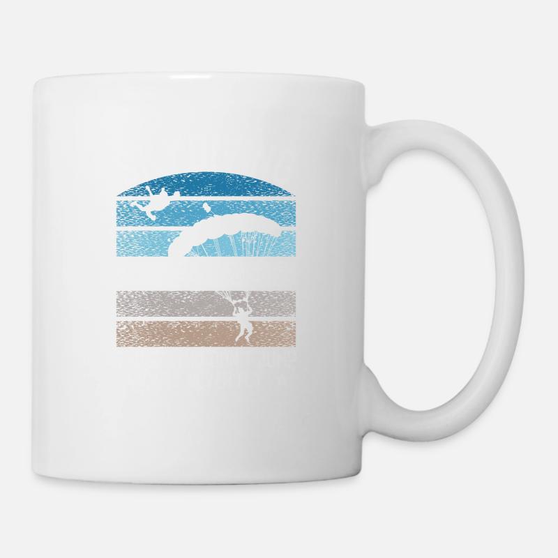 Parachutisme parachutiste - Mug blanc - blanc