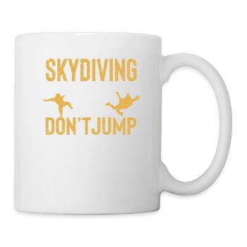 Parachutisme parachutiste - Mug blanc - blanc - Droite