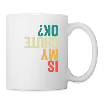 Mon parachute est-il correct Parachute amusant - Mug blanc - blanc - Droite