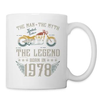 Der Mann der Mythos Die 1978 geborene Legende Geschenk - Tasse - Weiß - Rechts