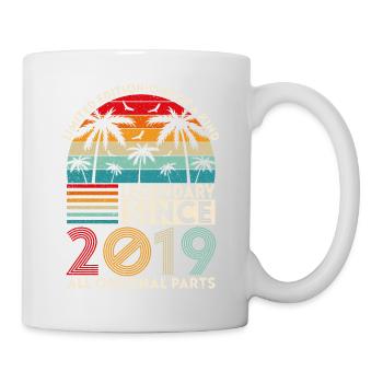 Legendär seit 2019 alle Originalteile - Tasse - Weiß - Rechts