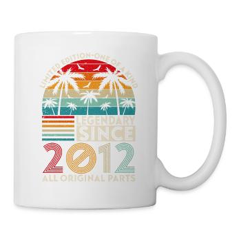 Legendär seit 2012 alle Originalteile - Tasse - Weiß - Rechts