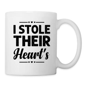 J’ai volé leur cœur Journée de l’adoption Familles d’accueil - Mug blanc - blanc - Droite
