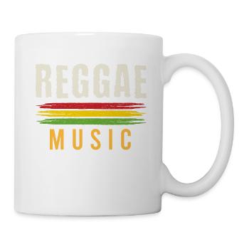 Good Vibes Only Rastafari Rasta Jamaica Reggae - Mug blanc - blanc - Droite