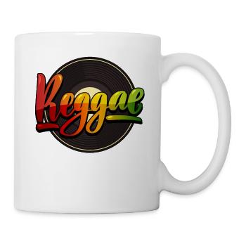 Good Vibes Only Rastafari Rasta Jamaica Reggae - Mug blanc - blanc - Droite