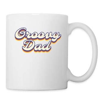 Retro Vintage Daddy 60s 70s 80s 90 Party Costume - Mug - white - Right