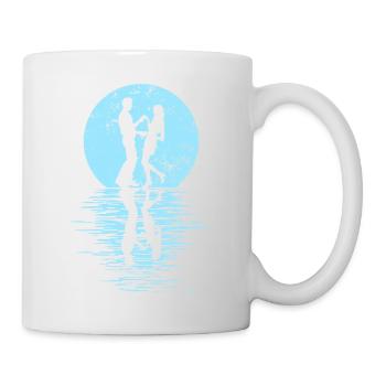 Dancers Dance Couple Dancing, Dance Rumba Fox Tango Salsa - Mug - white - Right