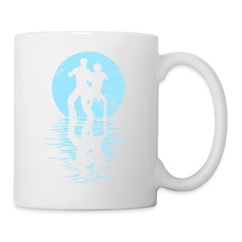 Dancers Dance Couple Dancing, Dance Rumba Fox Tango Salsa - Mug - white - Right