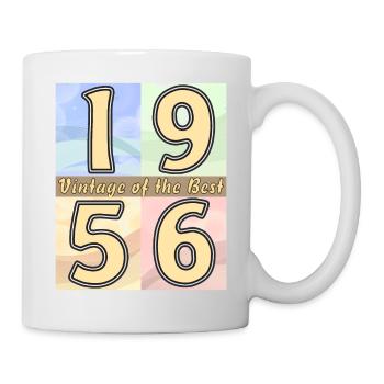 BIRTHDAY YEAR 1956 - Mug - white - Right