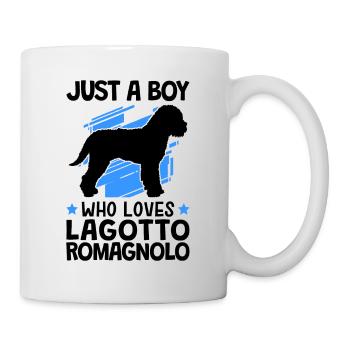 Seulement un garçon qui aime Lagotto Romagnolo - Mug blanc - blanc - Droite