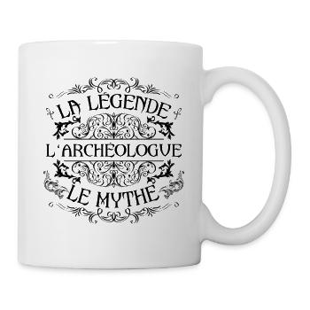 Archéologue | la légende Archéologue le mythe - Mug blanc - blanc - Droite