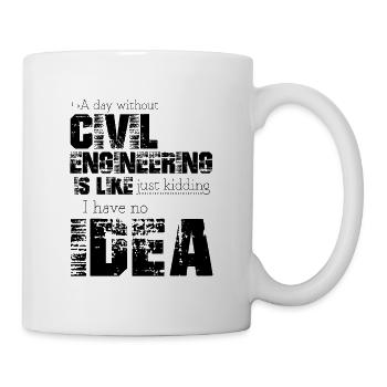 Civil engineering - Mug - white - Right