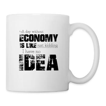 Économie - Mug blanc - blanc - Droite