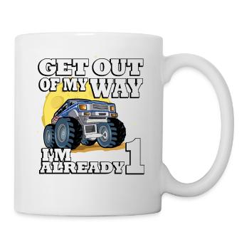 Geh Mir Aus Dem Weg Ich Bin Schon 1 Truck 1. - Tasse - Weiß - Rechts