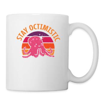 Poulpe Poulpe Tentacule de mer Poulpe Poulpe Poulpe Poulpe - Mug blanc - blanc - Droite