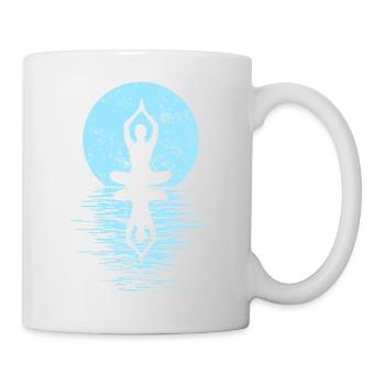 Yogi Yogini Health Meditation Outfits Girls - Mug - white - Right