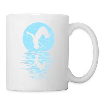 Parkour, Freerunning, Street Workout, Acrobatic - Tasse - Weiß - Rechts