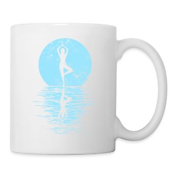 Yogi Yogini Gesundheits Meditation Outfits Girls - Tasse - Weiß - Rechts