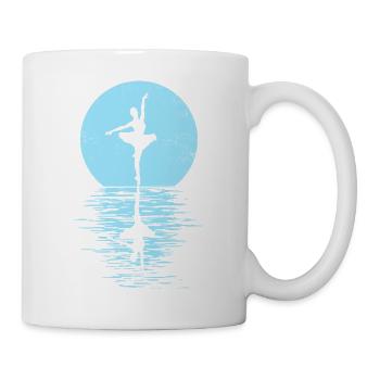 Ballet, Ballerina, Girl, Girl, Dancing - Mug - white - Right