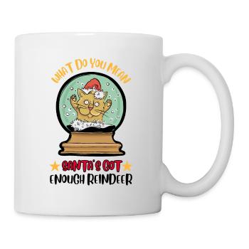 Les vilains rennes de Noël du Père Noël - Mug blanc - blanc - Droite